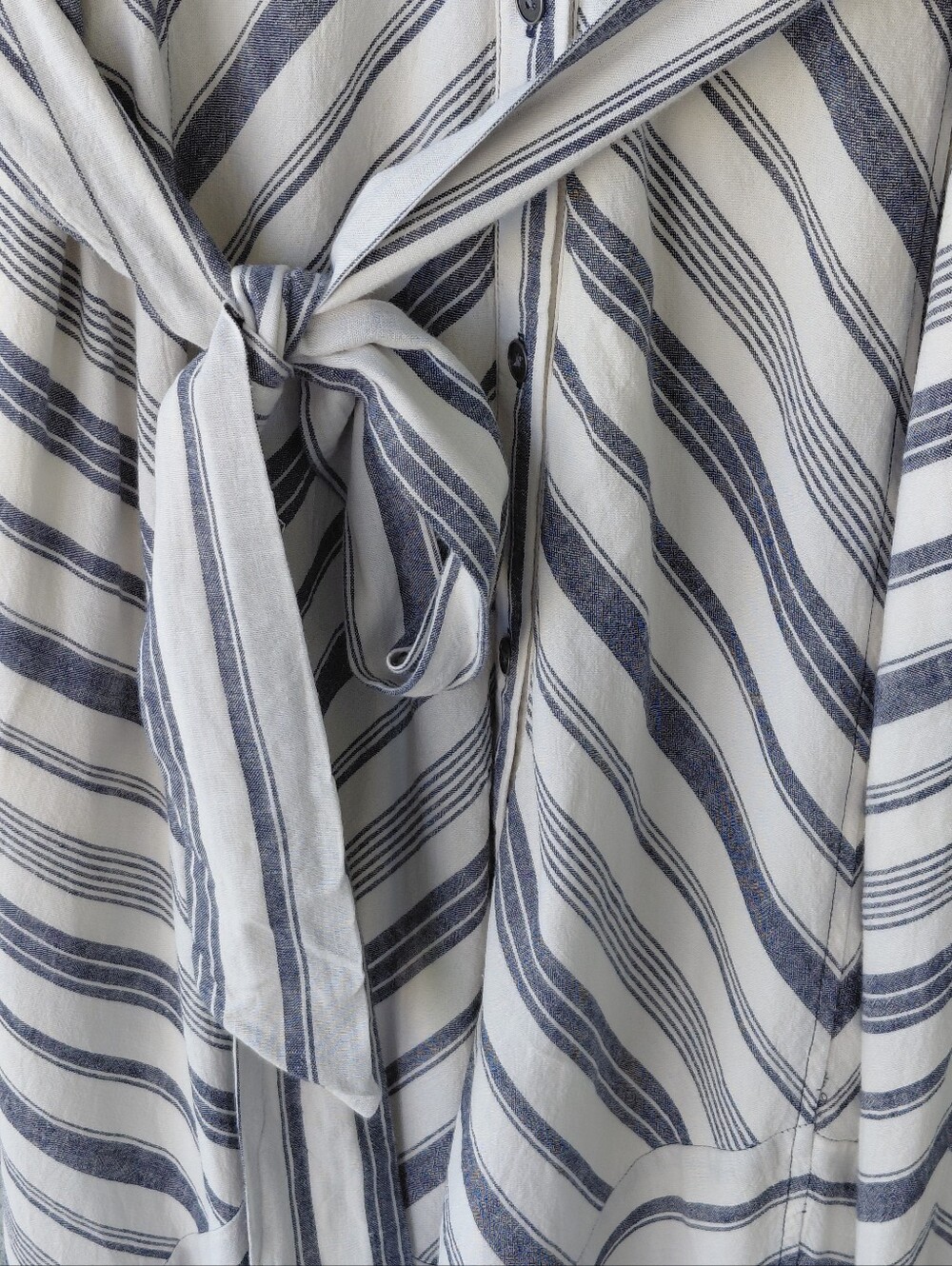 Maeve Anthropologie Coastal Stripe Maxi Shirtdress - Picture 5 of 11